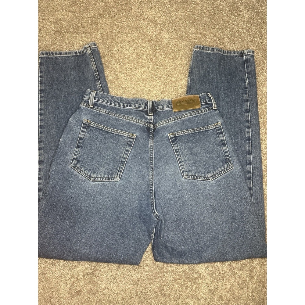 Vintage Nautica Jeans Company Relaxed Straight Blue Denim Men's Size 33x34 90s